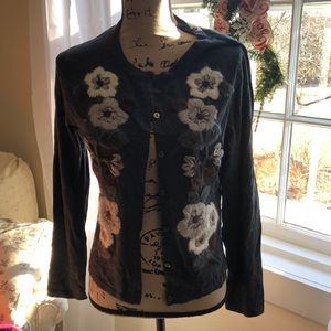 Garnet Hill button down sweater